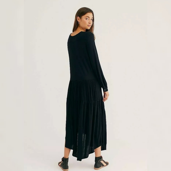 Beach Black Jilly Midi Dress 